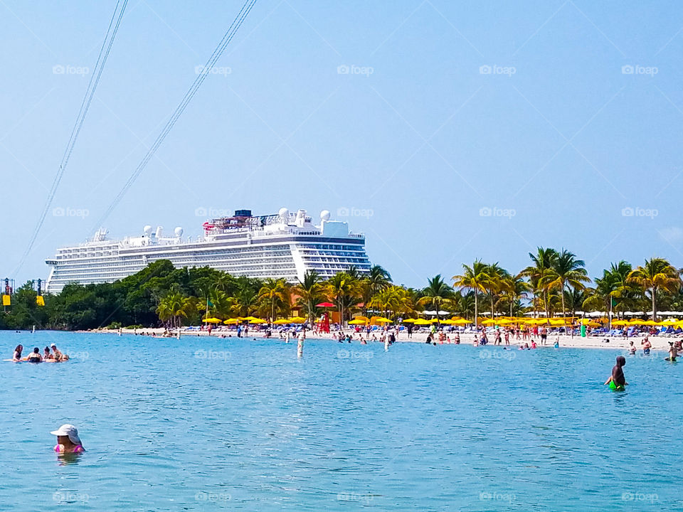 Viewing Harvest Caye Belize and the Geraway