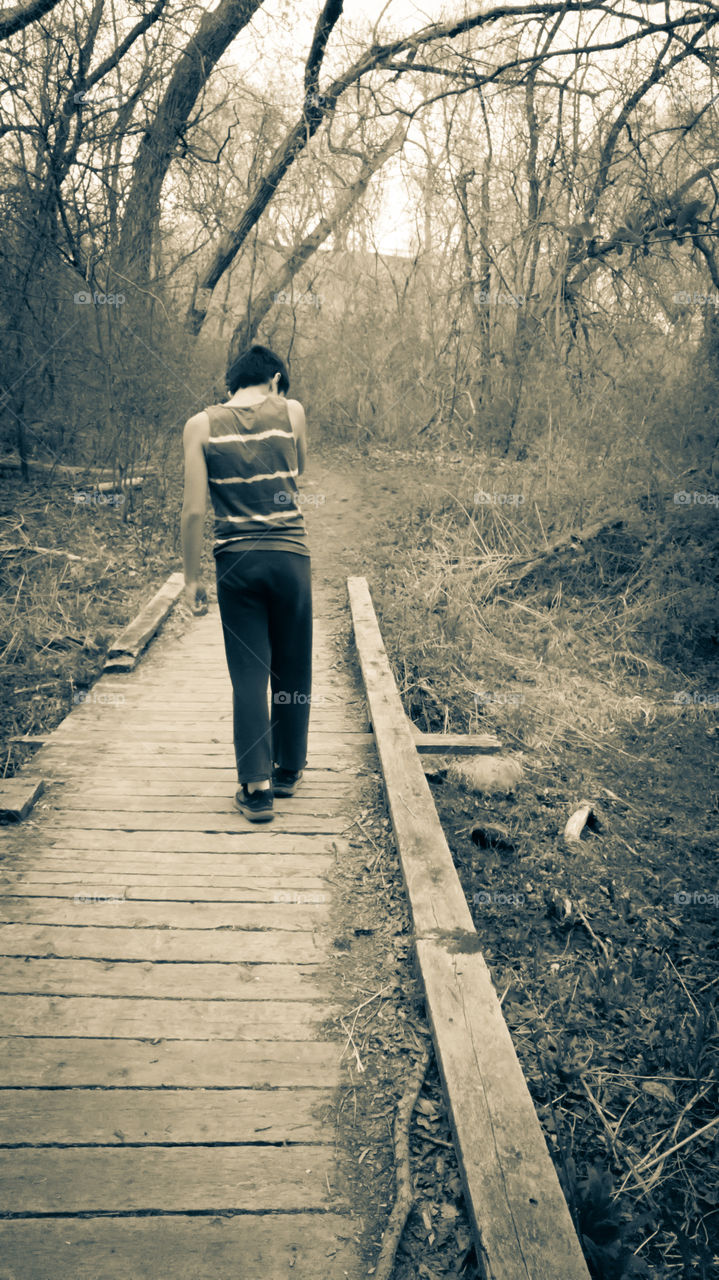 Walking away from it all...