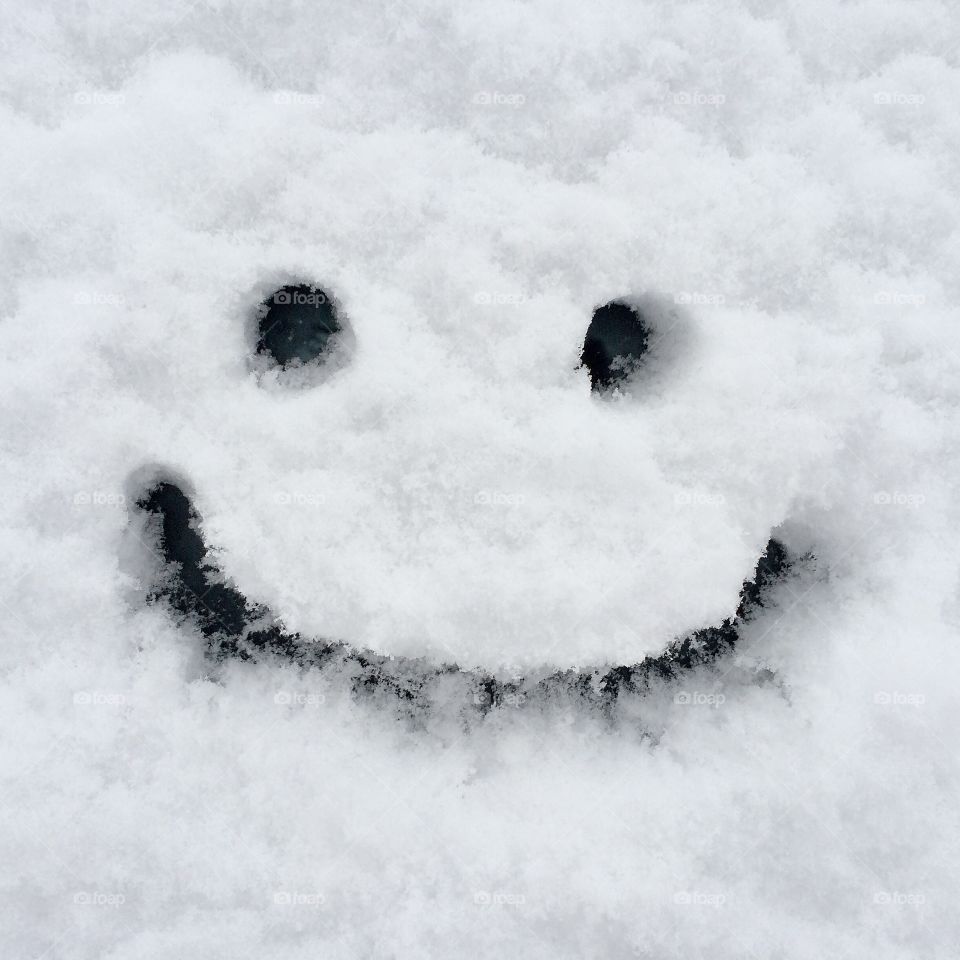Snow smile