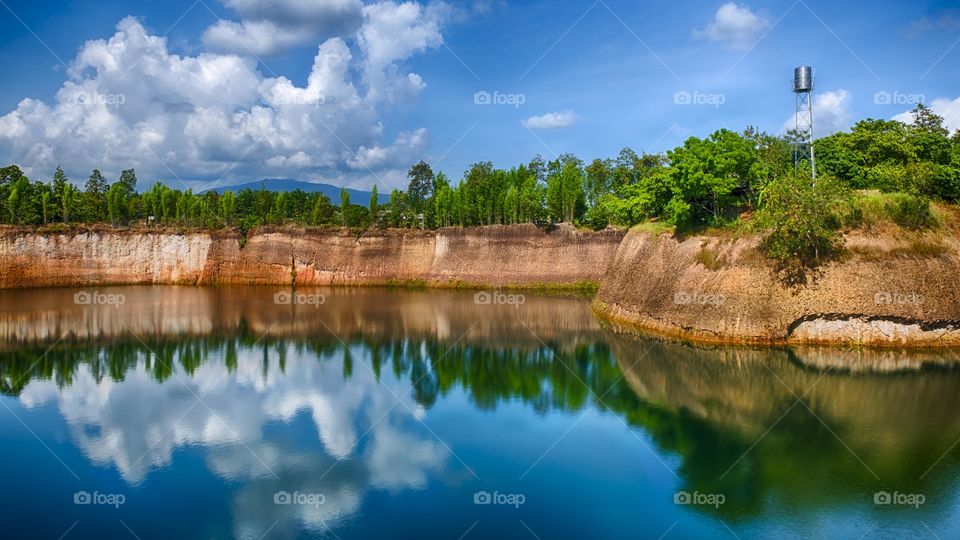Grand Canyon Chiang Mai. Big reservoir in Chiang Mai