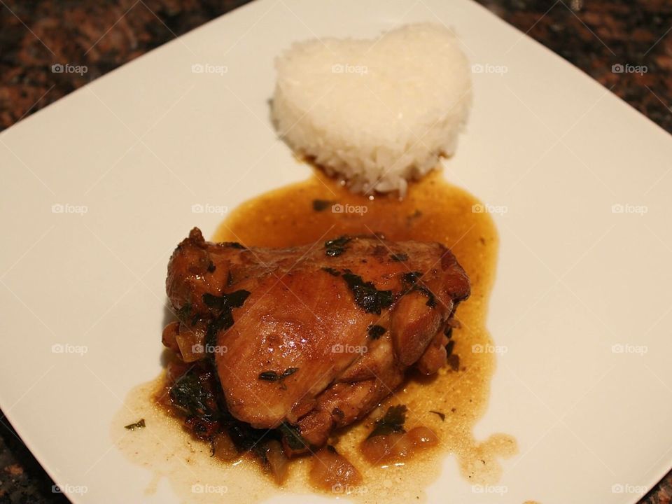 Stewed chicken 