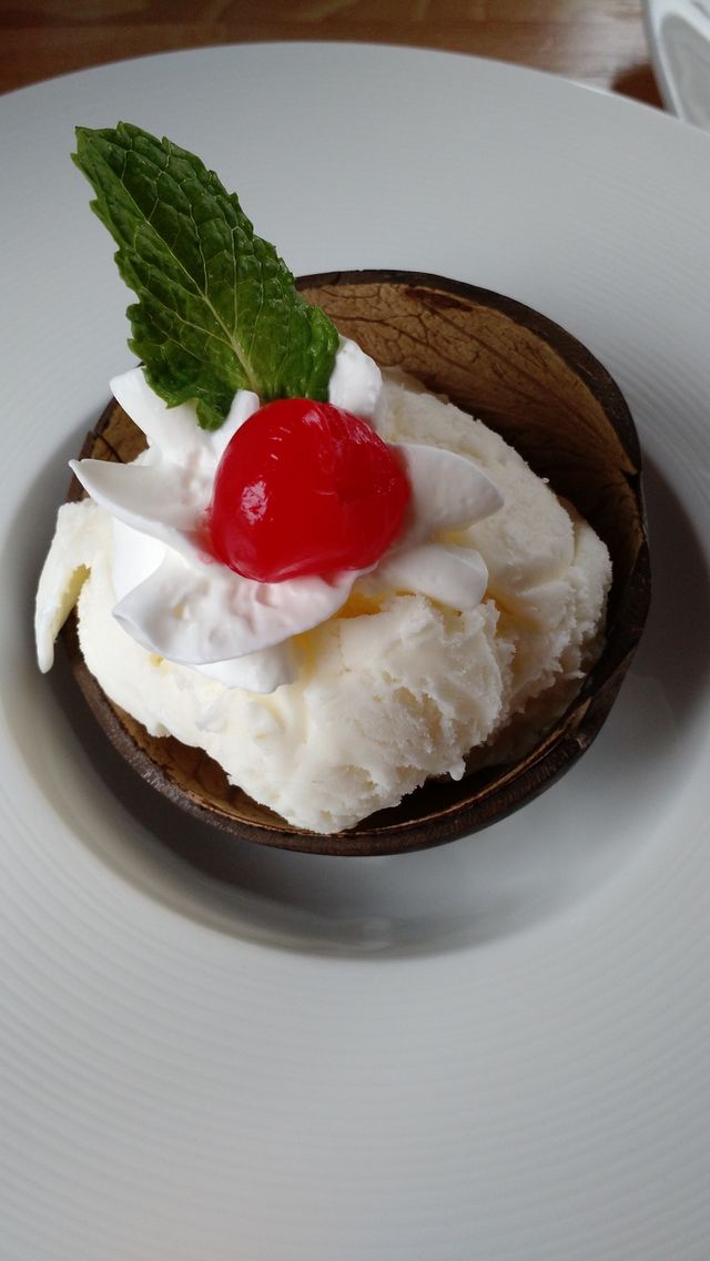 coconut ice cream. favorite Milwaukee restaurant