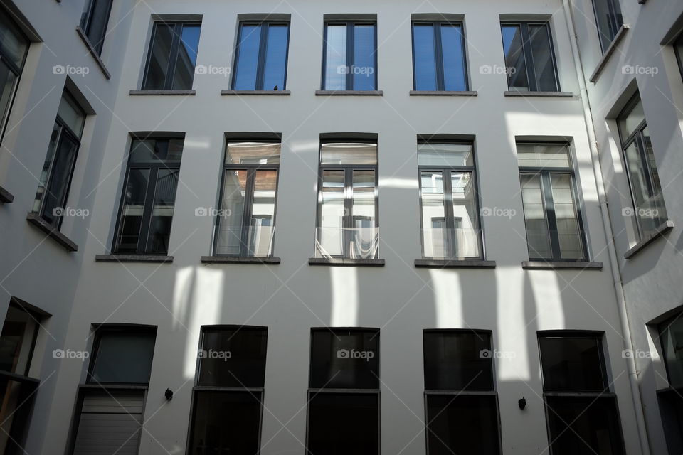 Facade of a building in Antwerp