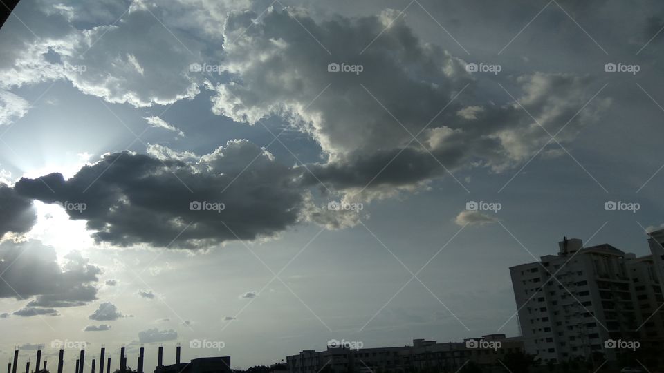 lovely Clouds in daytime