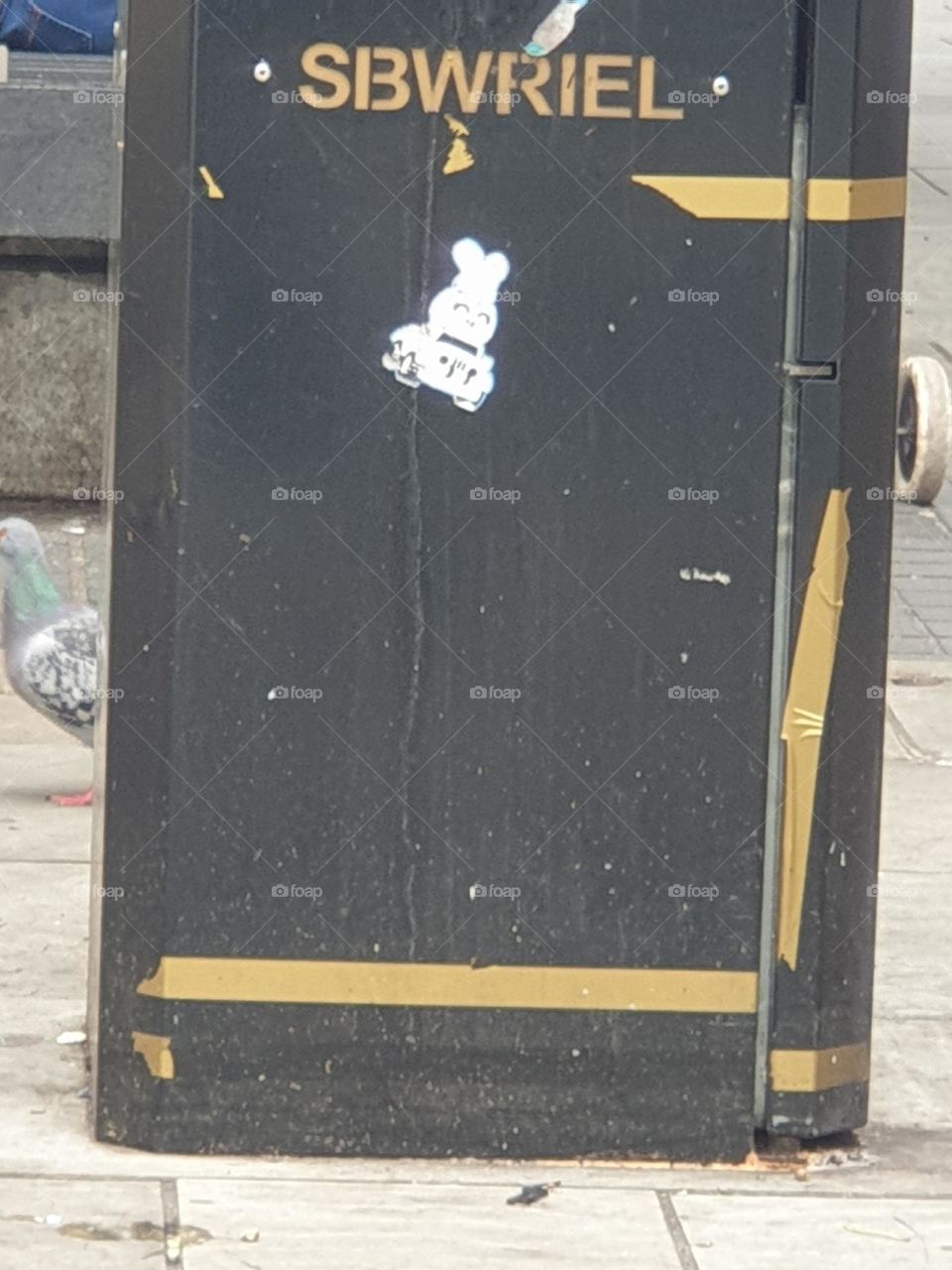 happy little baker driving on the waste taker