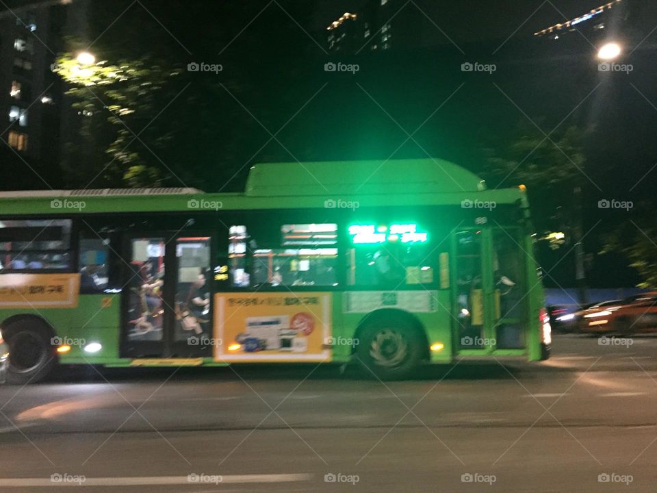 Commuting Bus in korea 