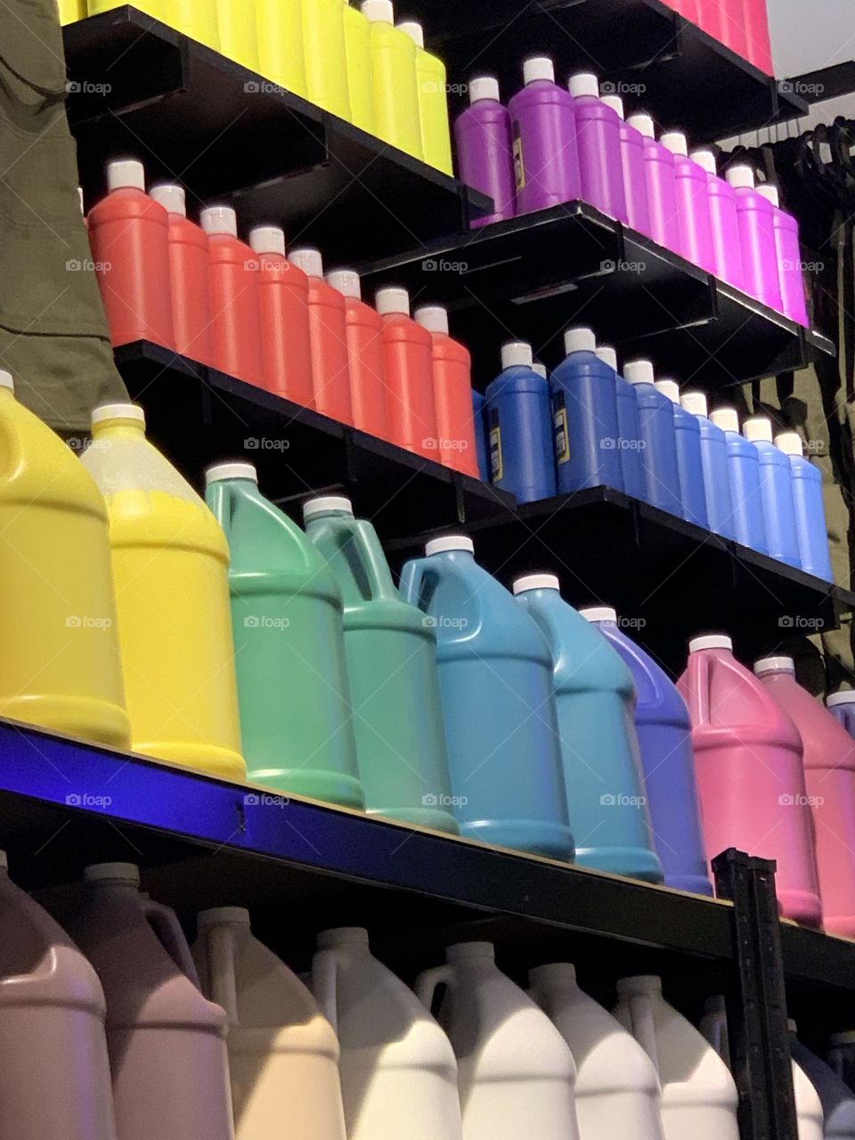 Technicolor Rainbow of Paint