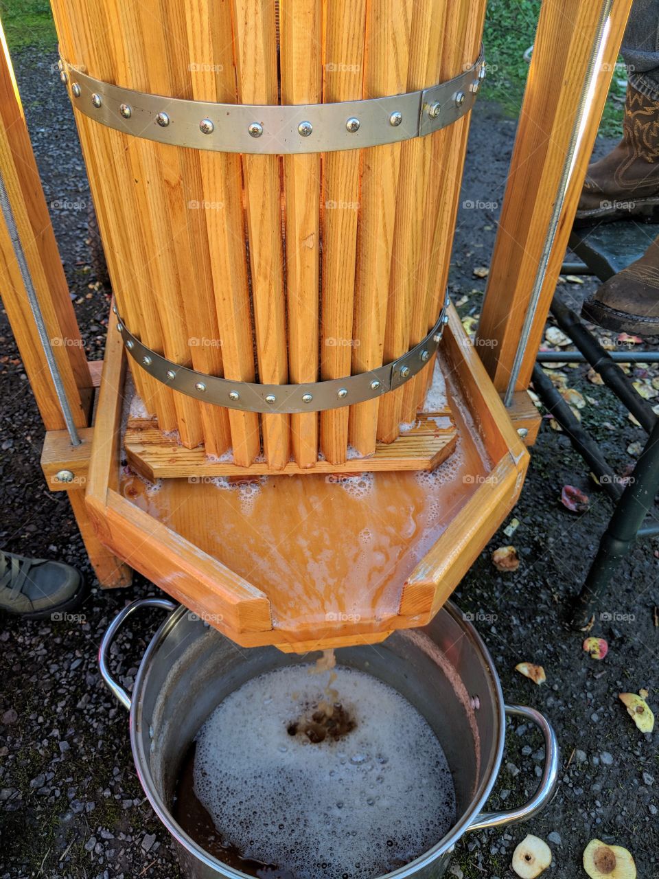 Pressing Cider