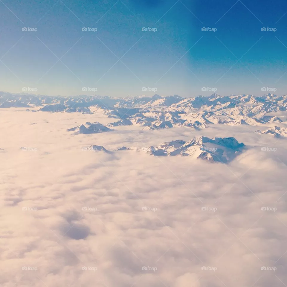 Up above