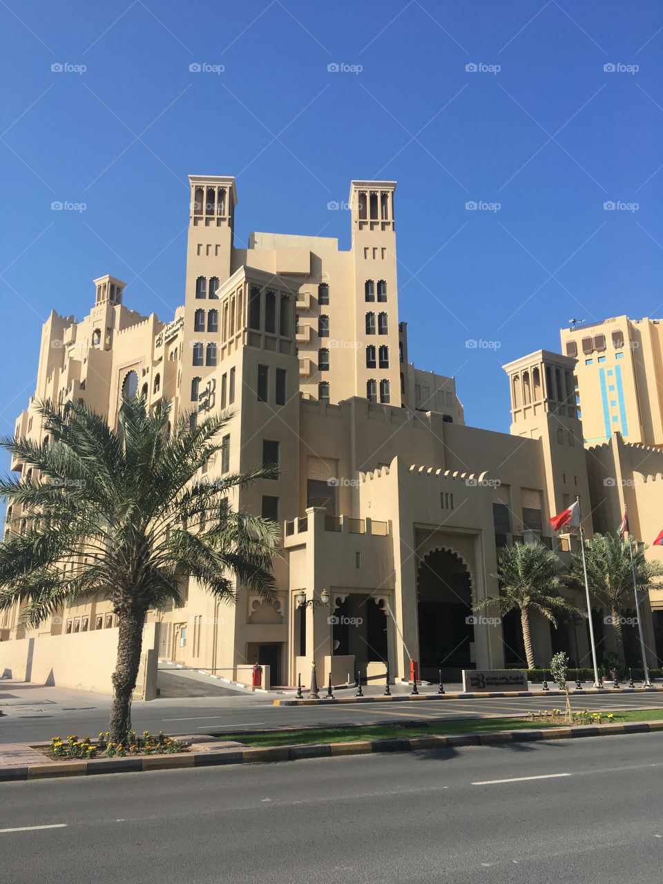 amazing princess castle in the arab emirates