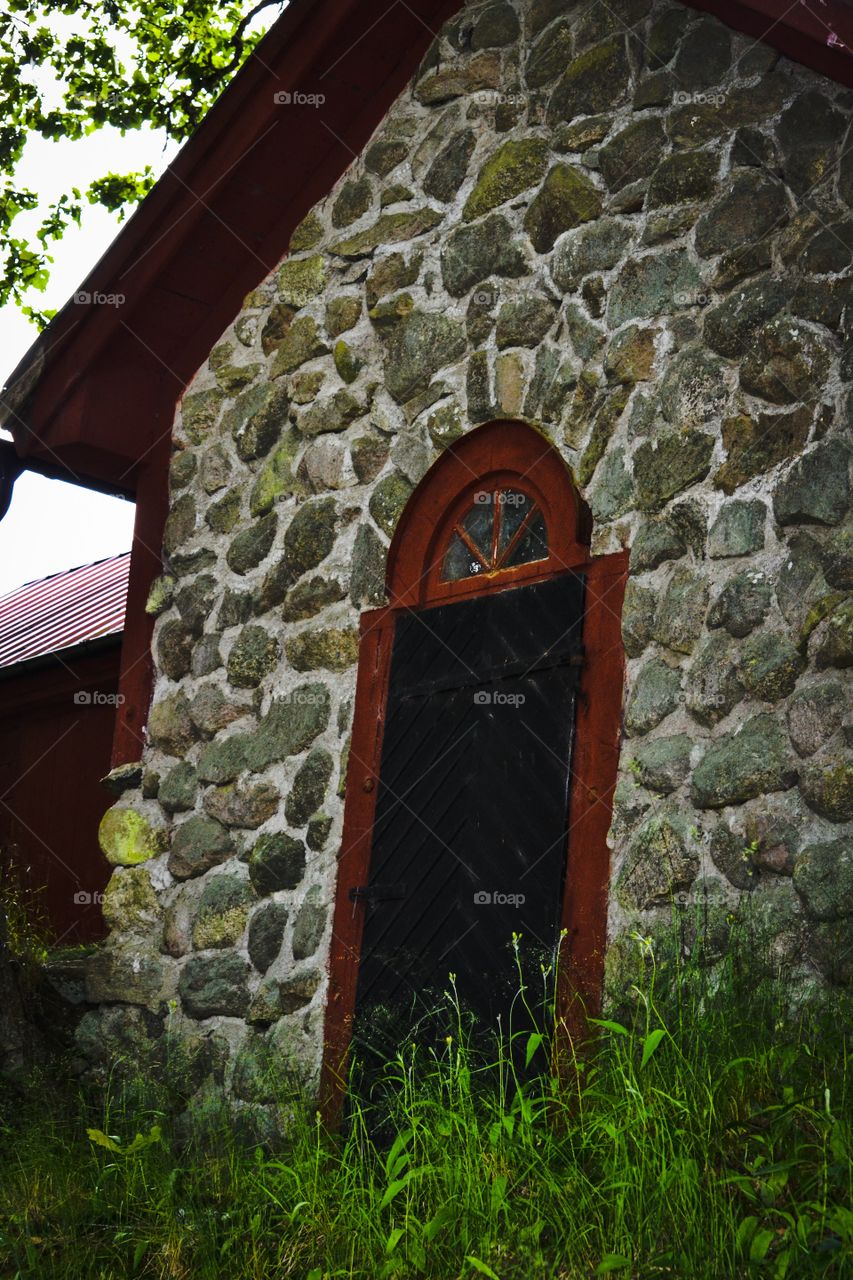 Old house. Old beautiful stone house 