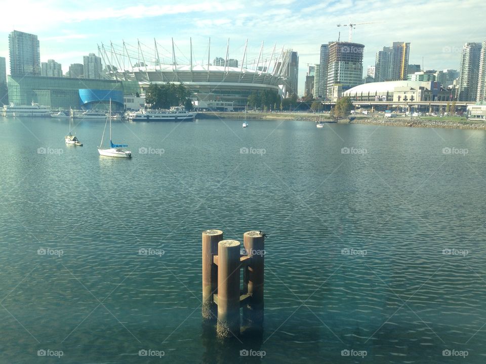 Vancouver Harbour. Vancouver harbour view