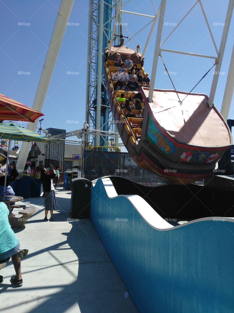 Pirate ship at the boardwalk