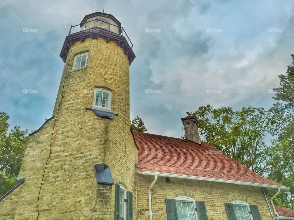 Lake Michigan lighthouse 