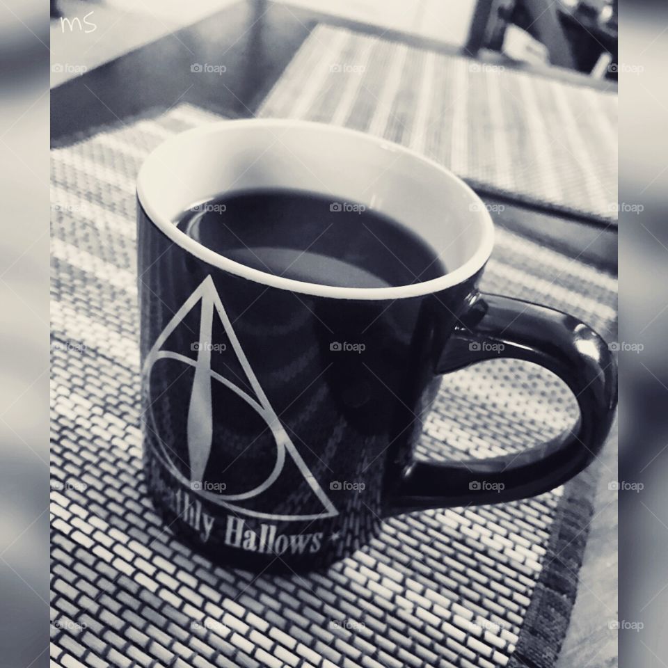 “Black Coffee” #DeathlyHallowsCup #HarryPotter #Potterhead #Always #Cafecito 