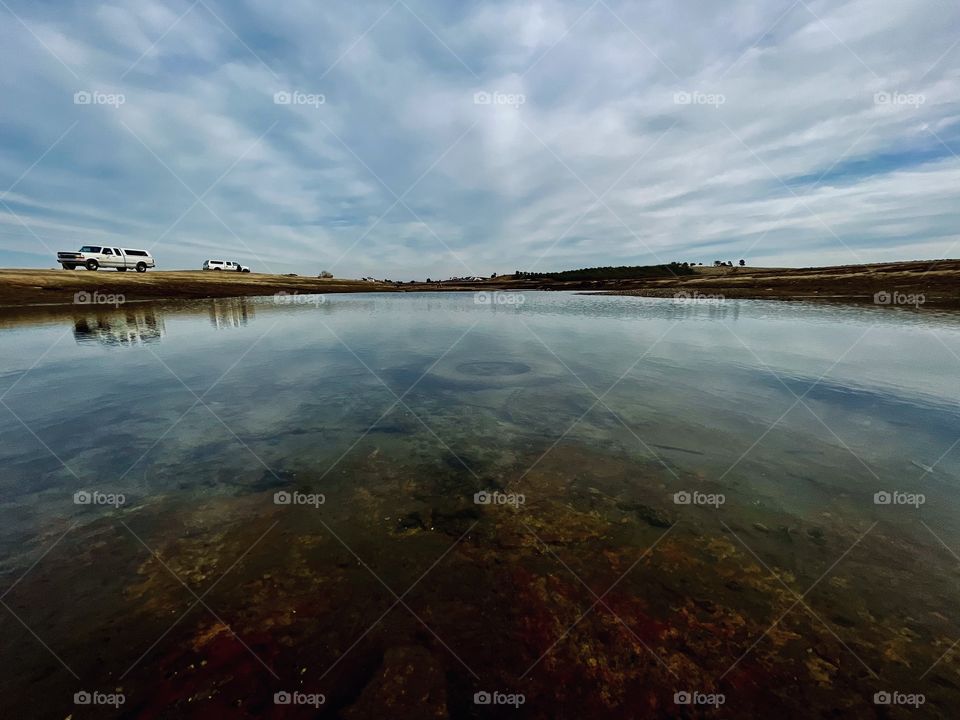 A beautiful place to stop over at Turlock Lake during sunset in California’s weather.