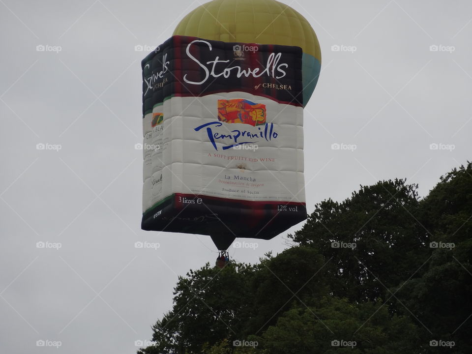 Stowells Wine Hot Air Balloon
