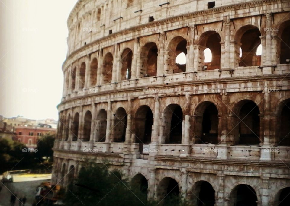 The majesty of the collosum as the day breaks