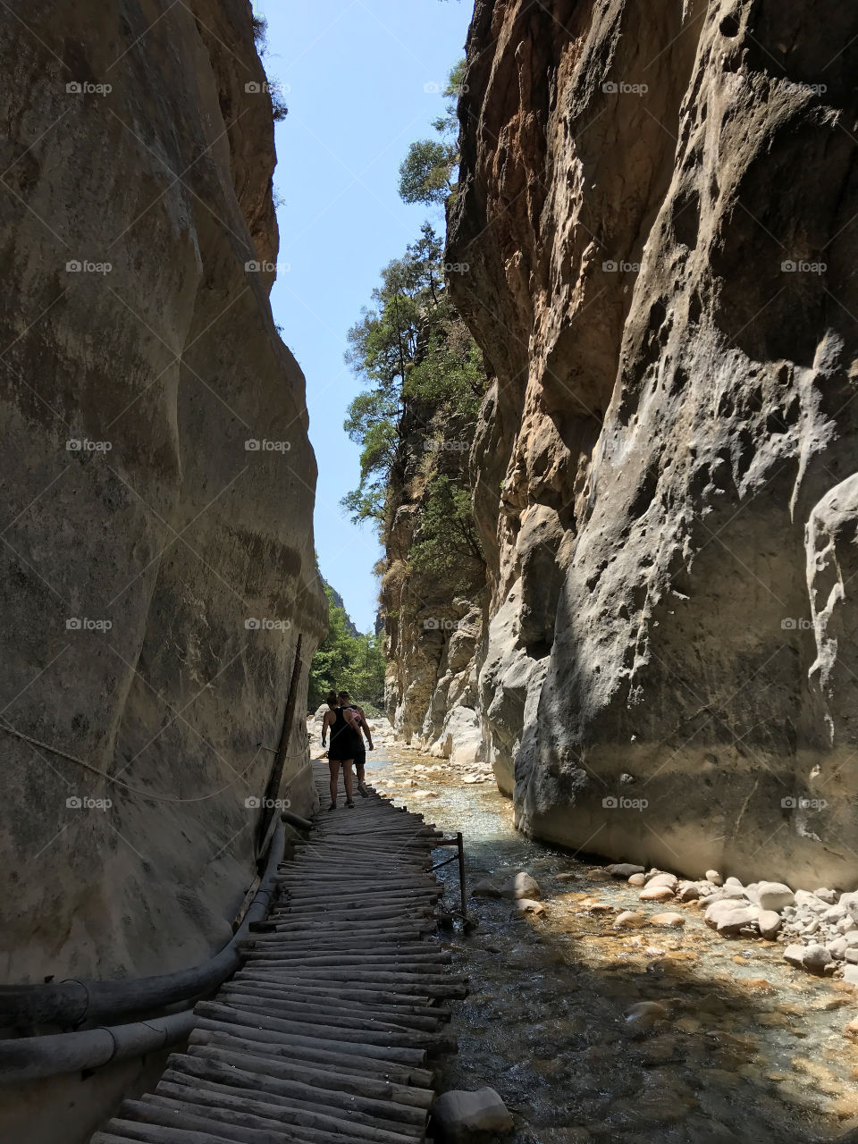 Hiking in Samaria Gorge Greece Crete