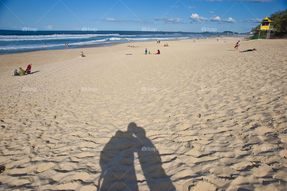 kiss on the beach