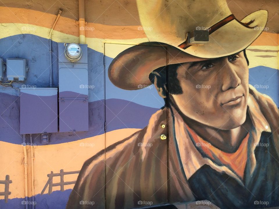 Cowboy Mural