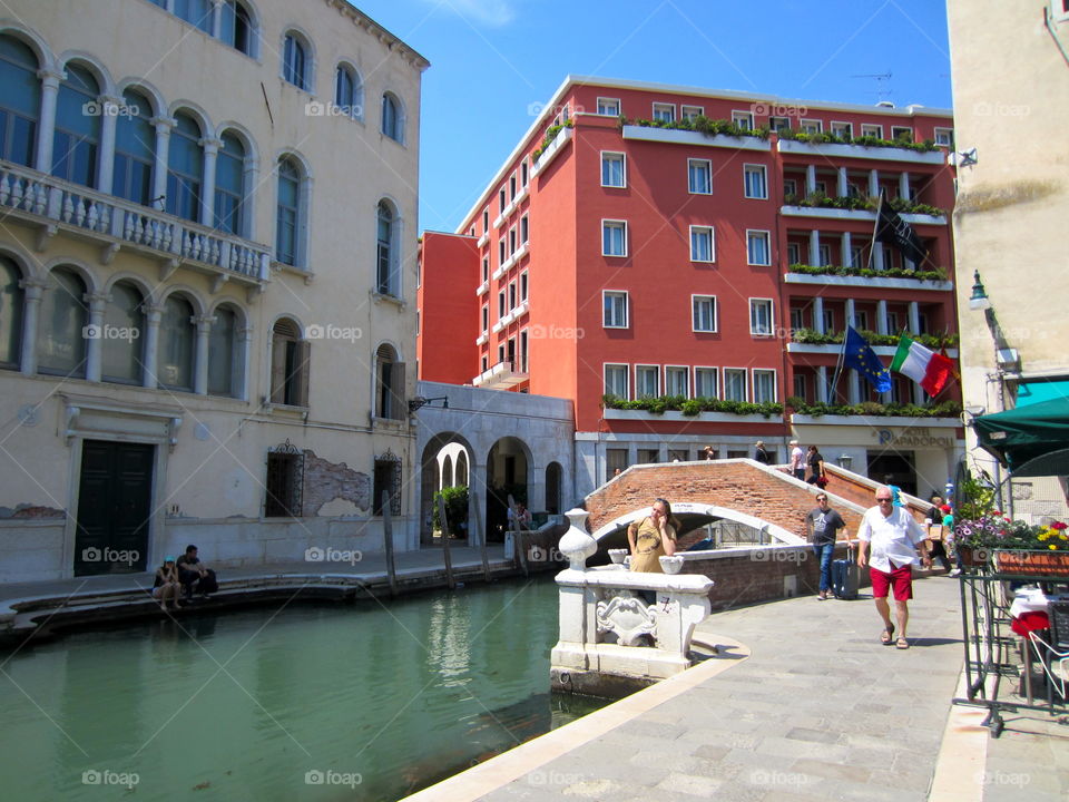 Architecture, Travel, Building, Water, Canal