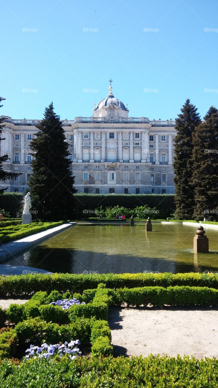 Government buildings in Madrid, Spain