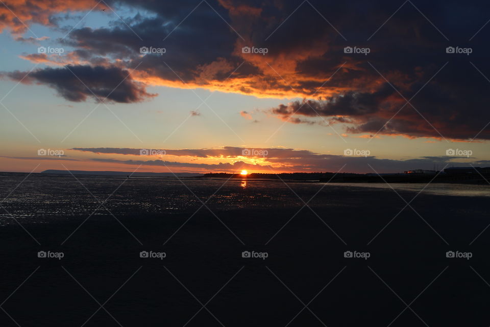 Sunset, Dawn, Water, Dusk, Evening