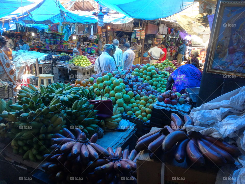 on the market in South india