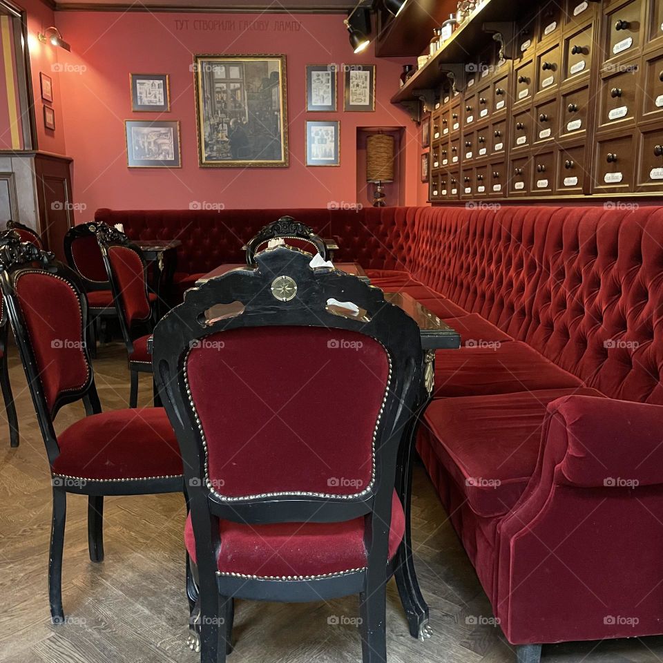 cafe inside old town 