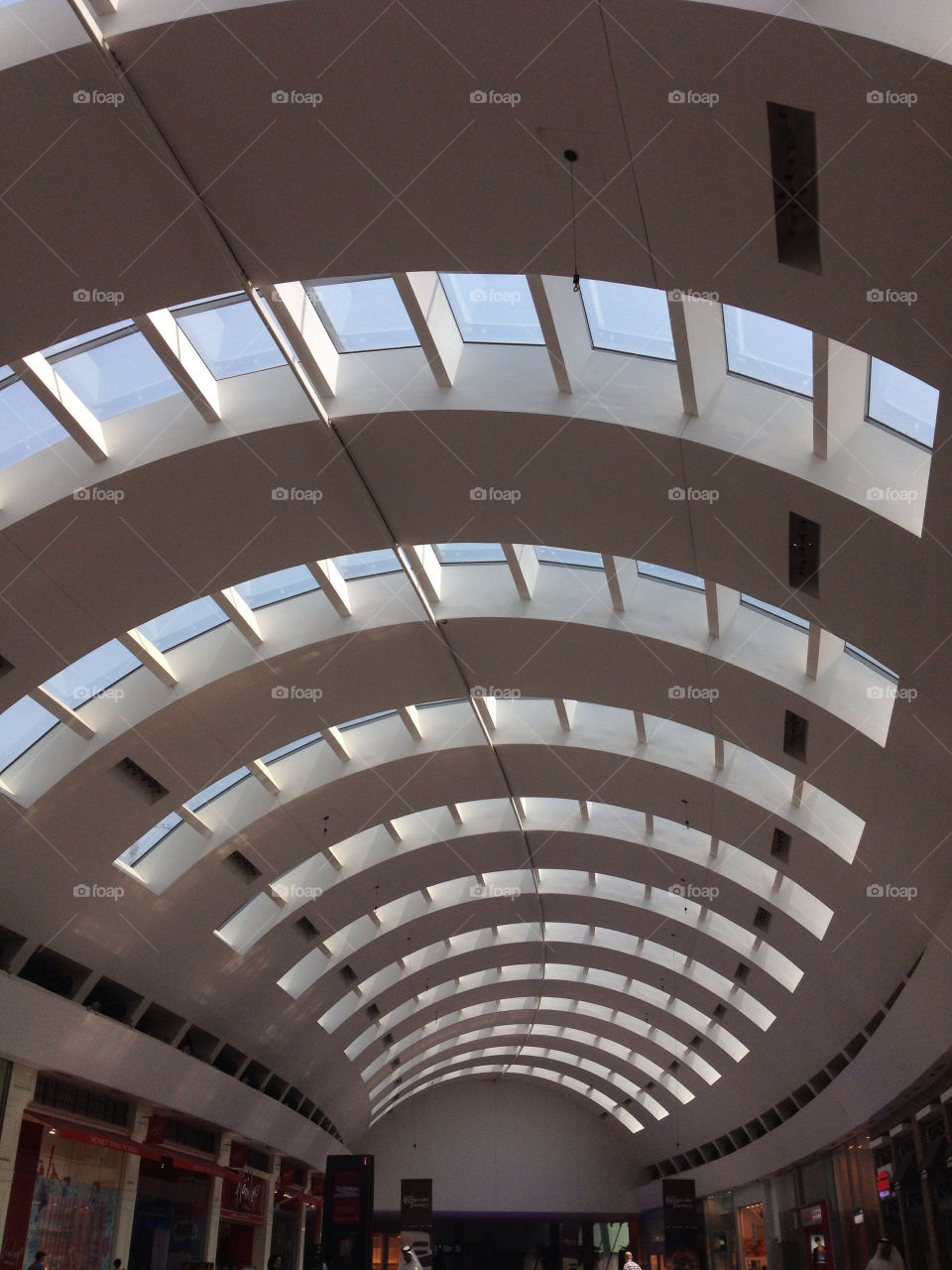 light pattern architecture mall by chrisc