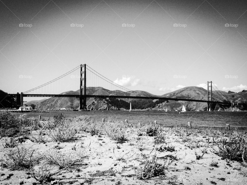 Golden Gate Bridge landscape 