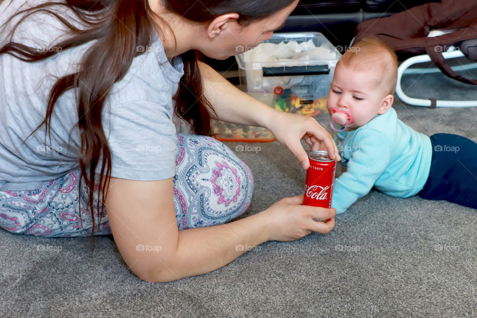 At home with Coca-Cola