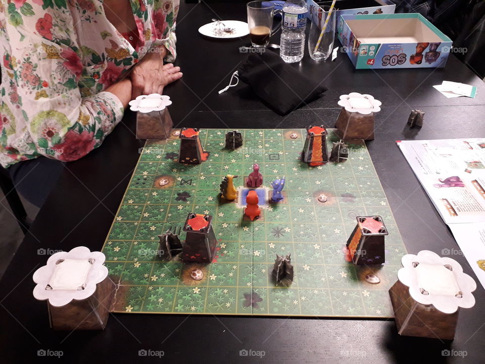 board game family child dinosaur color fun volcano rule