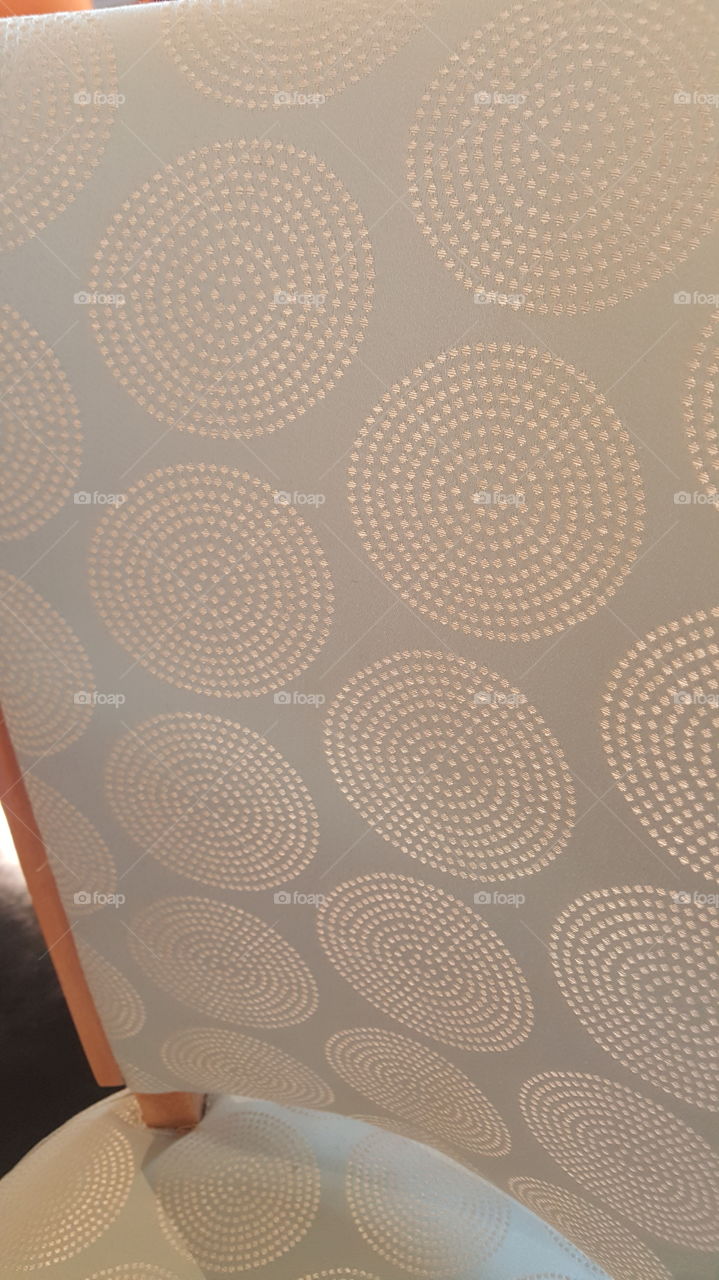 fabric pattern circles made of white dots