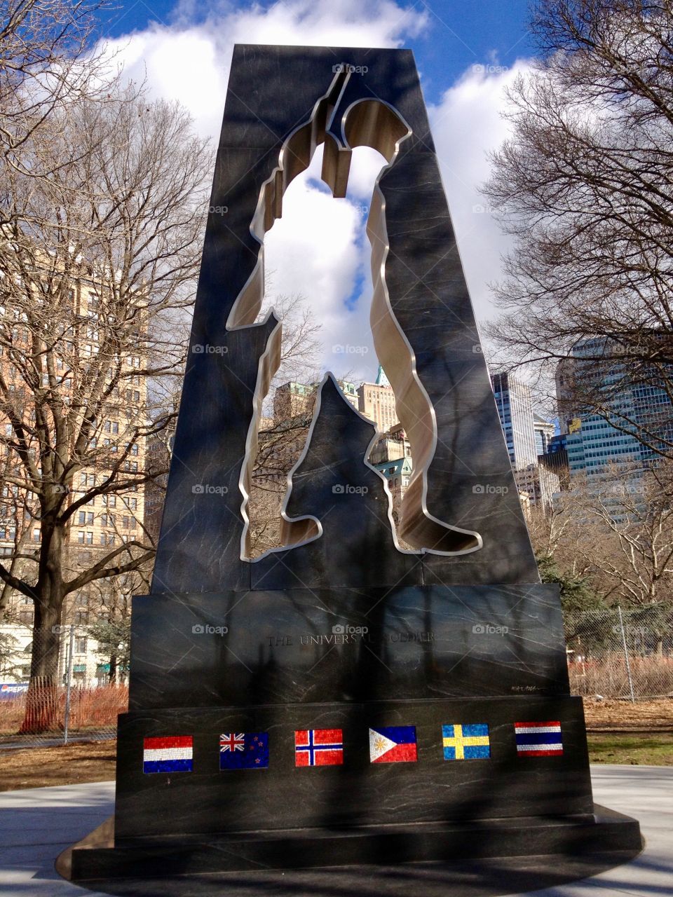 Memorial to the Universal Soldier at Battery Park, NYC
