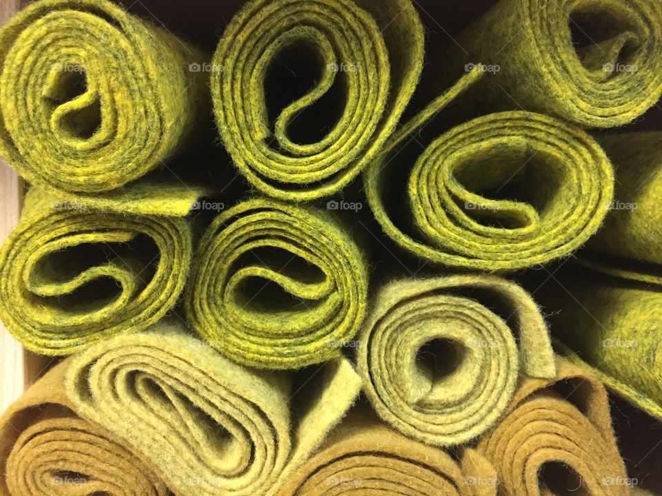 Green wool texture 
