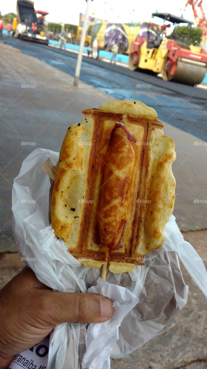 Crepes, muito bom! Delícia.