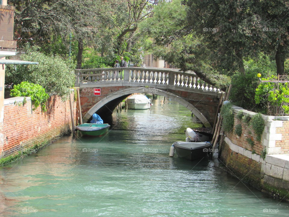 Hidden canal of Venice