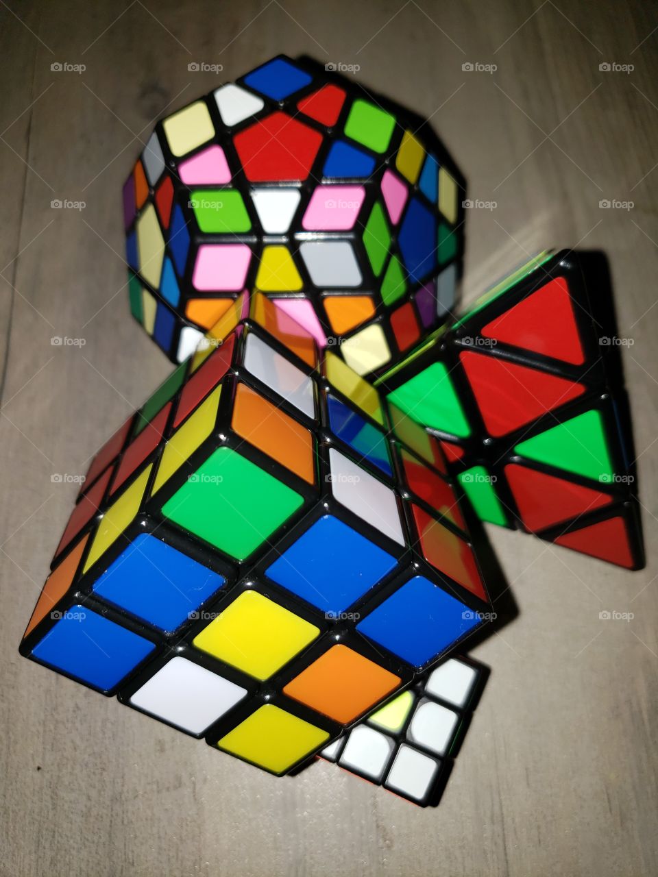 odd shapes rubrics cube squares triangle