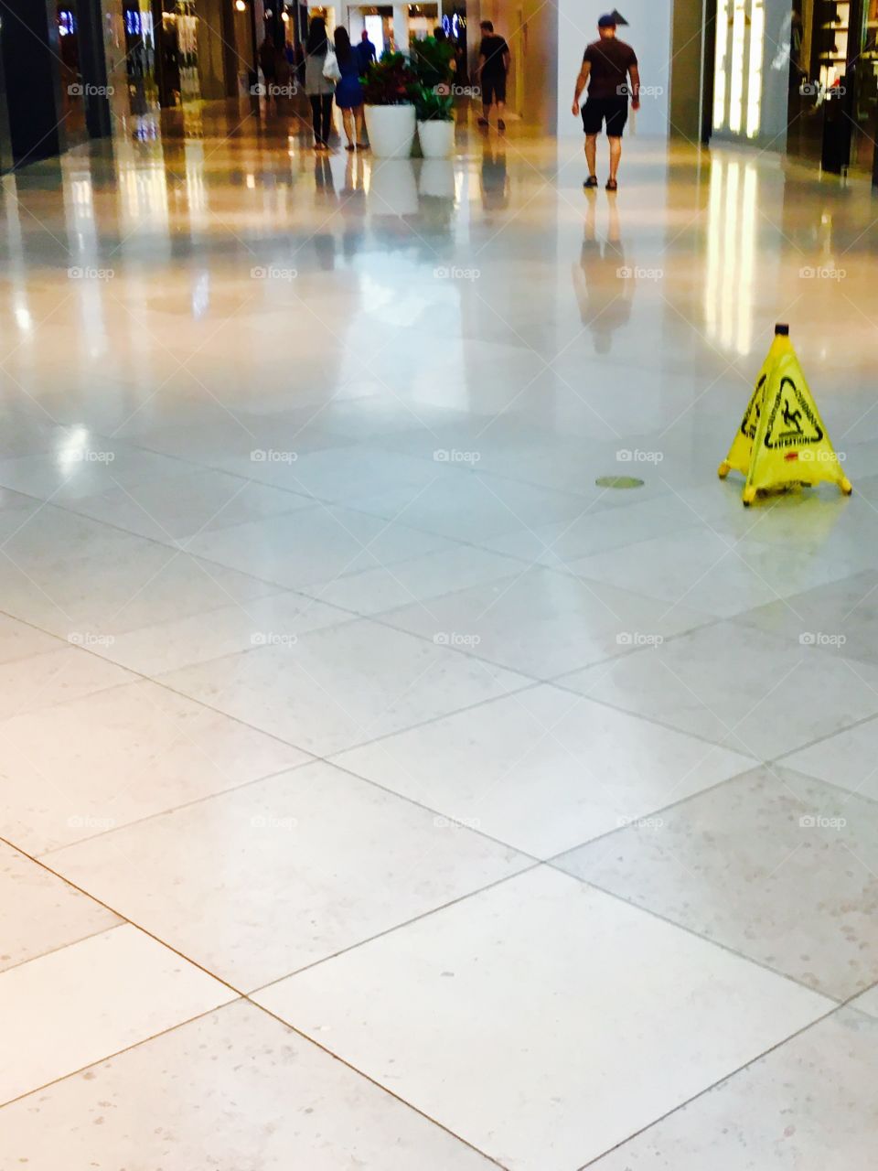 Shiny Mall Floors 