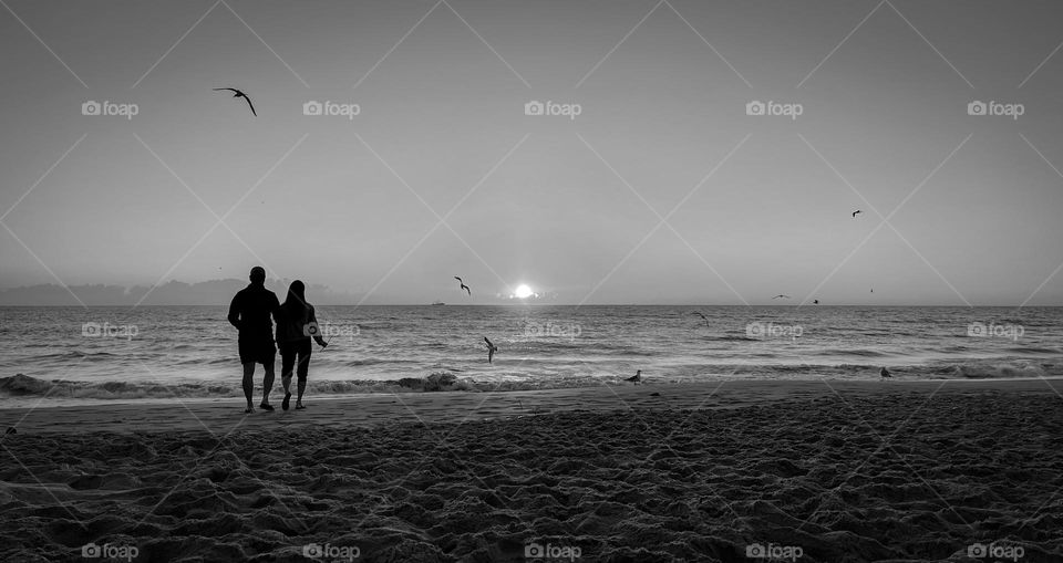 Black and White sunrise 