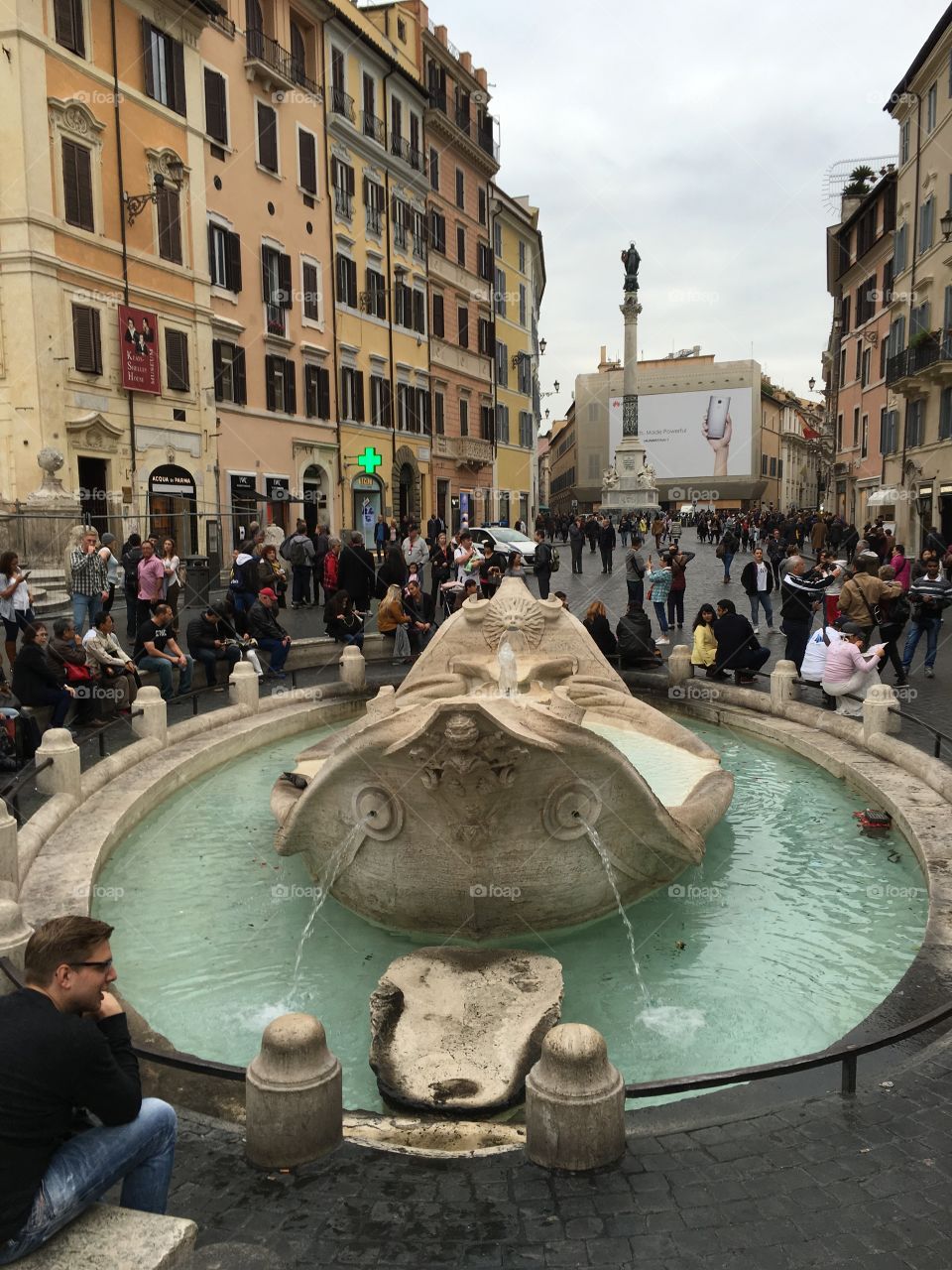 Piazza di Spagna, Fountain, Rome, Italy