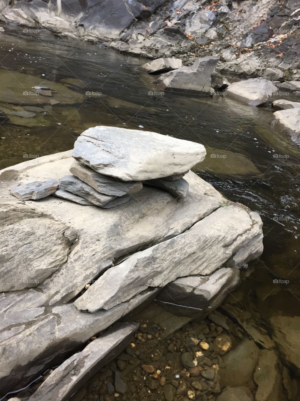 Rock, Water, No Person, Stone, Nature