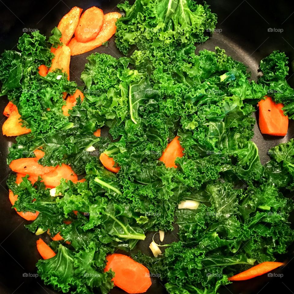 Kale and Carrots 