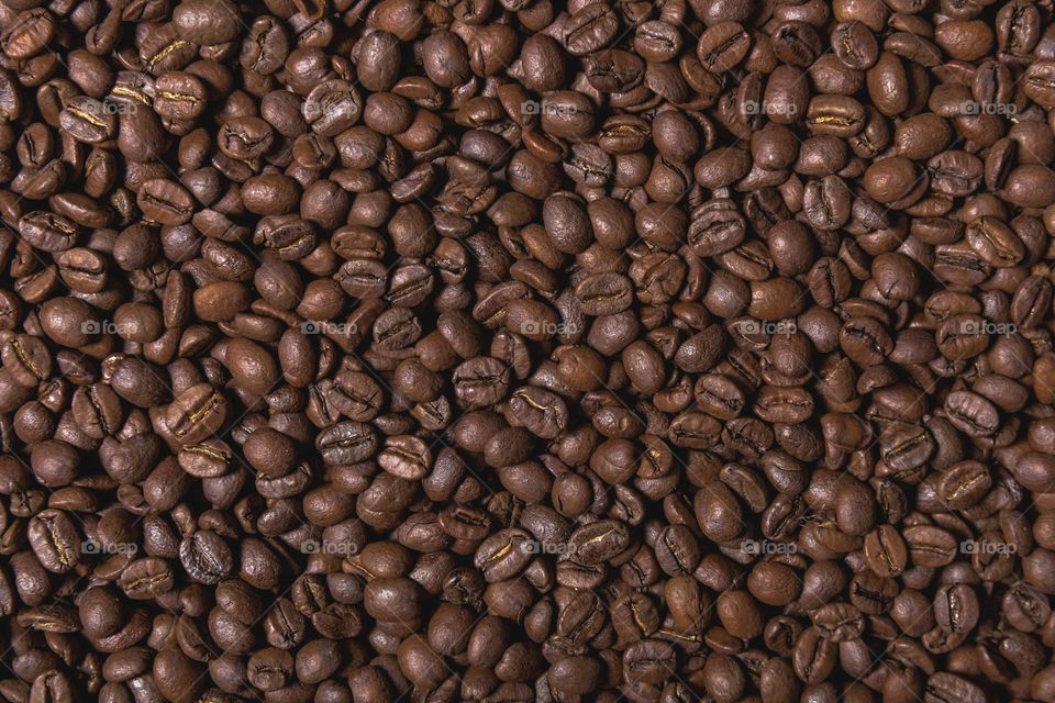 An image of broken coffee beans.