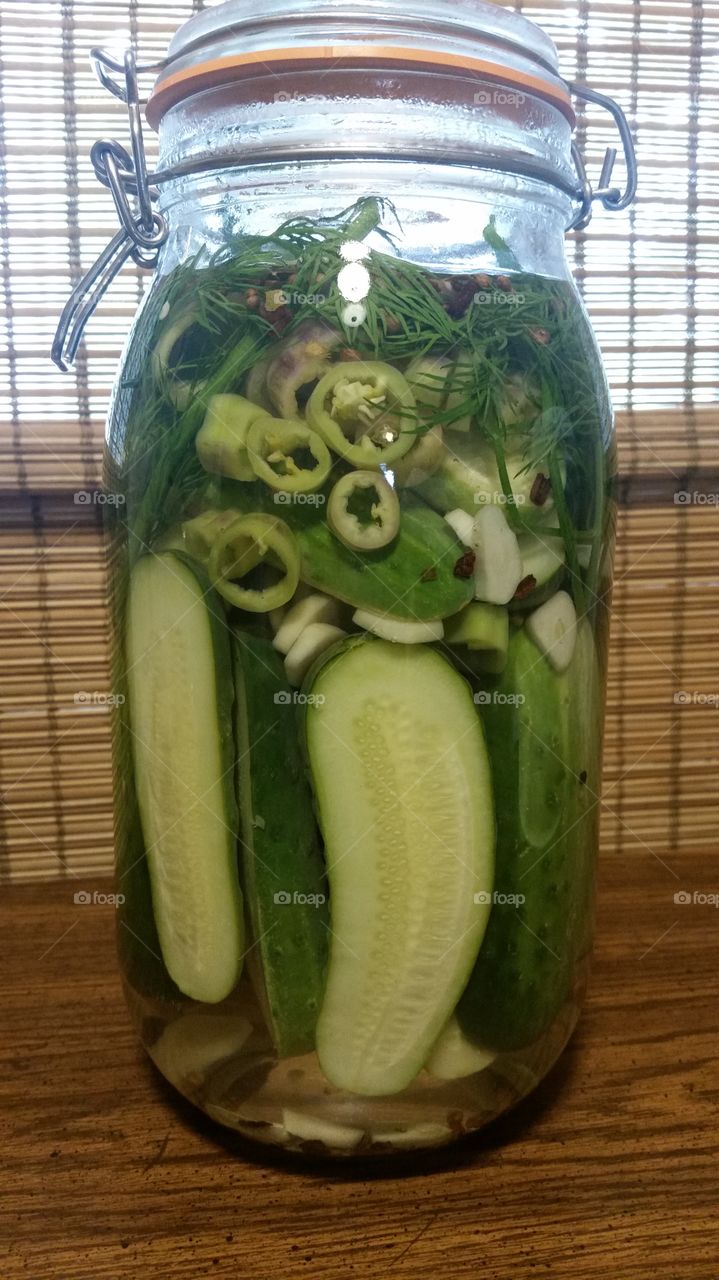 Homemade Vodka Pickles