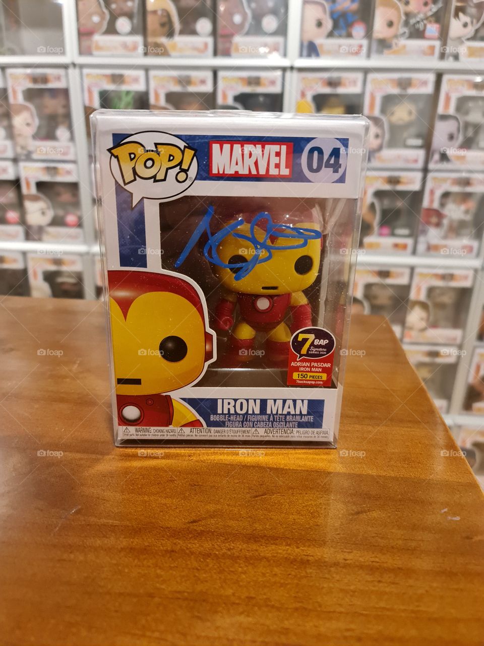 Funko Pop! Vinyl - Marvel Iron Man - Signed by Jack Coleman