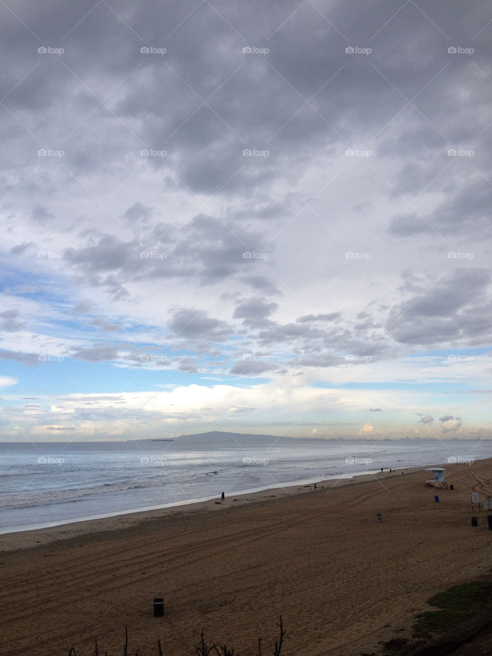 beach sky blue white by annieadj