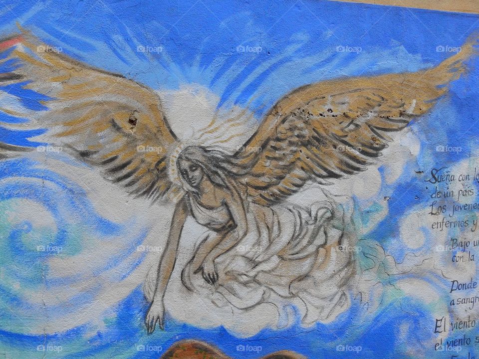 Angel Wallpainting 